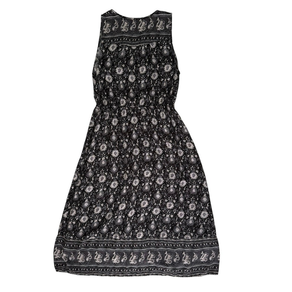 Lucky Brand Womens Floral Sleeveless Midi Dress Medium Paisley Boho Cottagecore - Picture 8 of 16